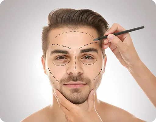 جراحی صورت مردانه